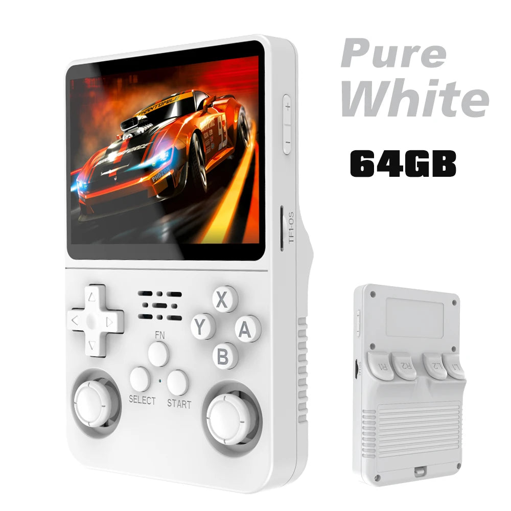 BOYHOM 256G/128G/64G R36S ARKOS 2.0 Retro Handheld Game Console 3.5'' IPS screen,Portable Pocket Game Player for children gift