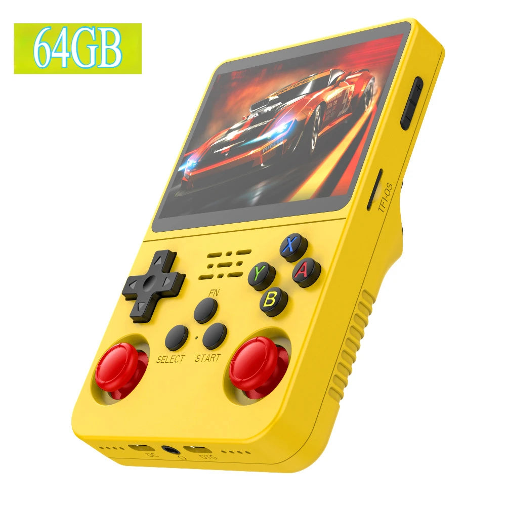 BOYHOM 256G/128G/64G R36S ARKOS 2.0 Retro Handheld Game Console 3.5'' IPS screen,Portable Pocket Game Player for children gift