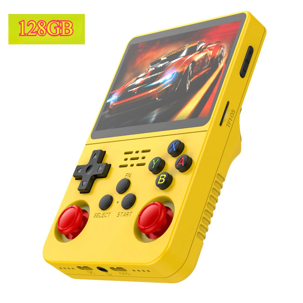 BOYHOM 256G/128G/64G R36S ARKOS 2.0 Retro Handheld Game Console 3.5'' IPS screen,Portable Pocket Game Player for children gift