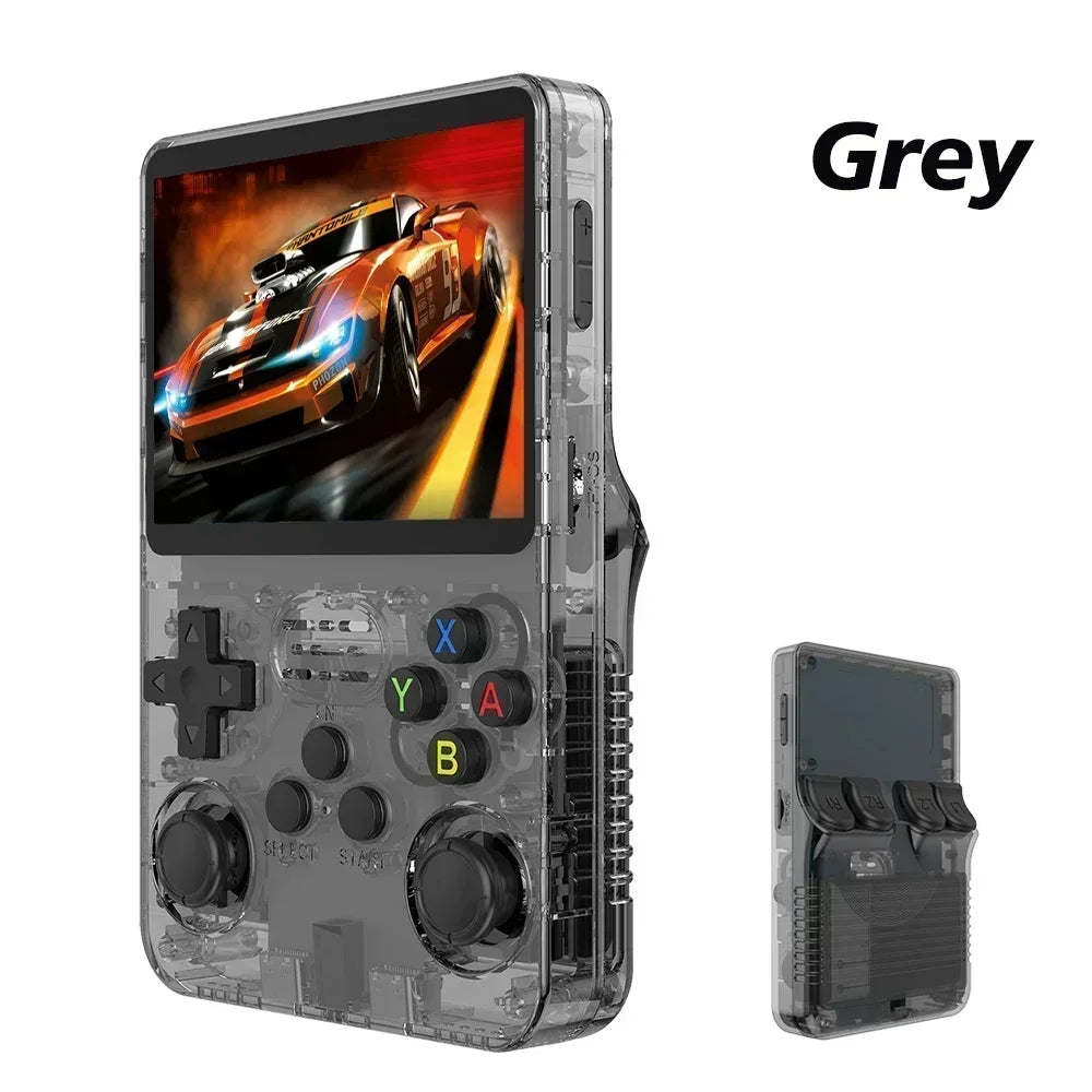 BOYHOM 256G/128G/64G R36S ARKOS 2.0 Retro Handheld Game Console 3.5'' IPS screen,Portable Pocket Game Player for children gift