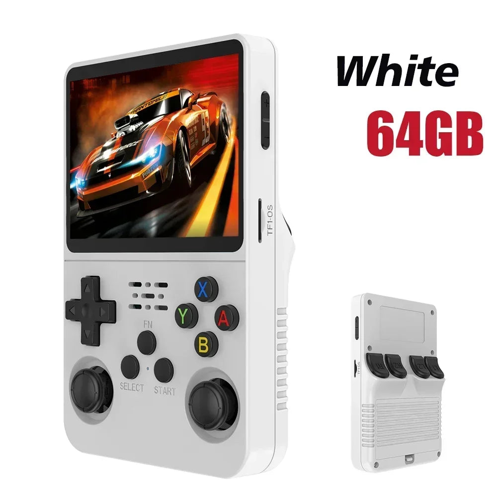 BOYHOM 256G/128G/64G R36S ARKOS 2.0 Retro Handheld Game Console 3.5'' IPS screen,Portable Pocket Game Player for children gift
