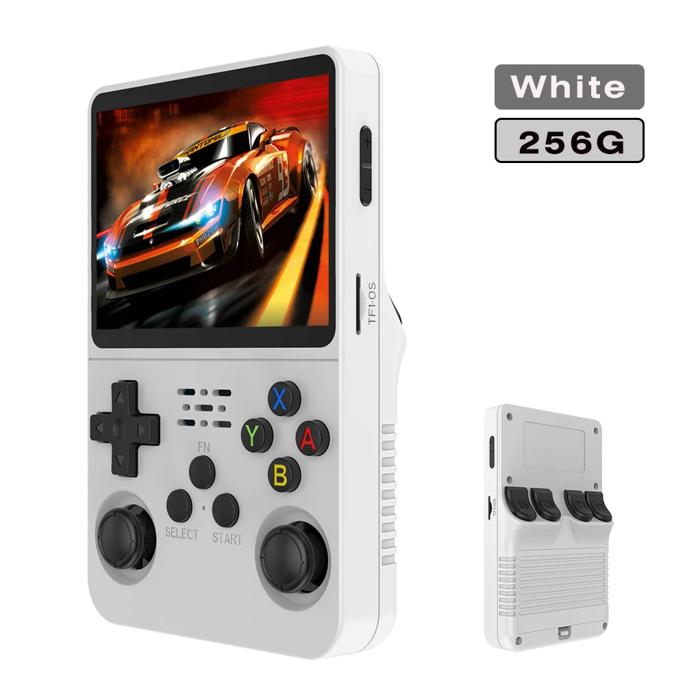 BOYHOM 256G/128G/64G R36S ARKOS 2.0 Retro Handheld Game Console 3.5'' IPS screen,Portable Pocket Game Player for children gift