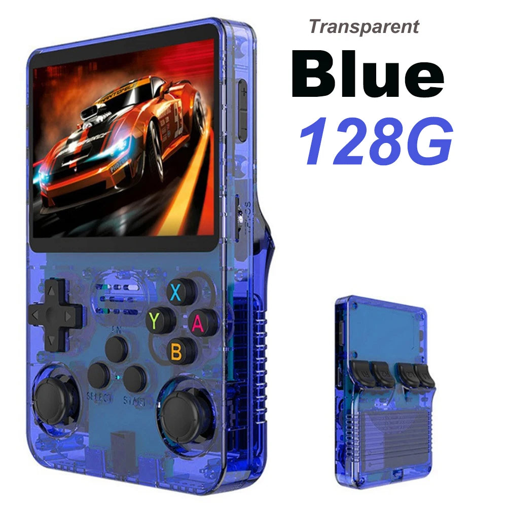 BOYHOM 256G/128G/64G R36S ARKOS 2.0 Retro Handheld Game Console 3.5'' IPS screen,Portable Pocket Game Player for children gift