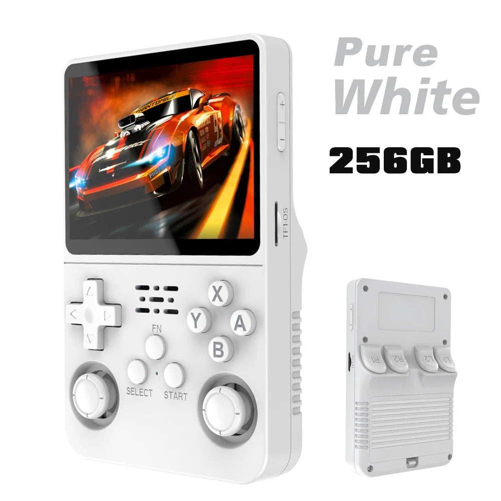 BOYHOM 256G/128G/64G R36S ARKOS 2.0 Retro Handheld Game Console 3.5'' IPS screen,Portable Pocket Game Player for children gift