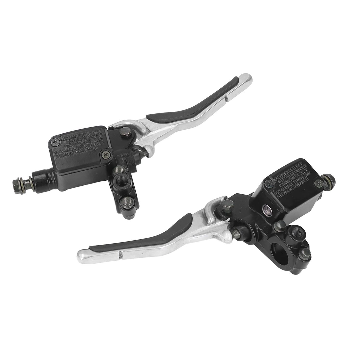 2Pcs Motorcycle Left Right Side Clutch Brake Handle Levers M10 Rearview Mirror Mounting Base For Yamaha YQ50 Aerox 1997-2013