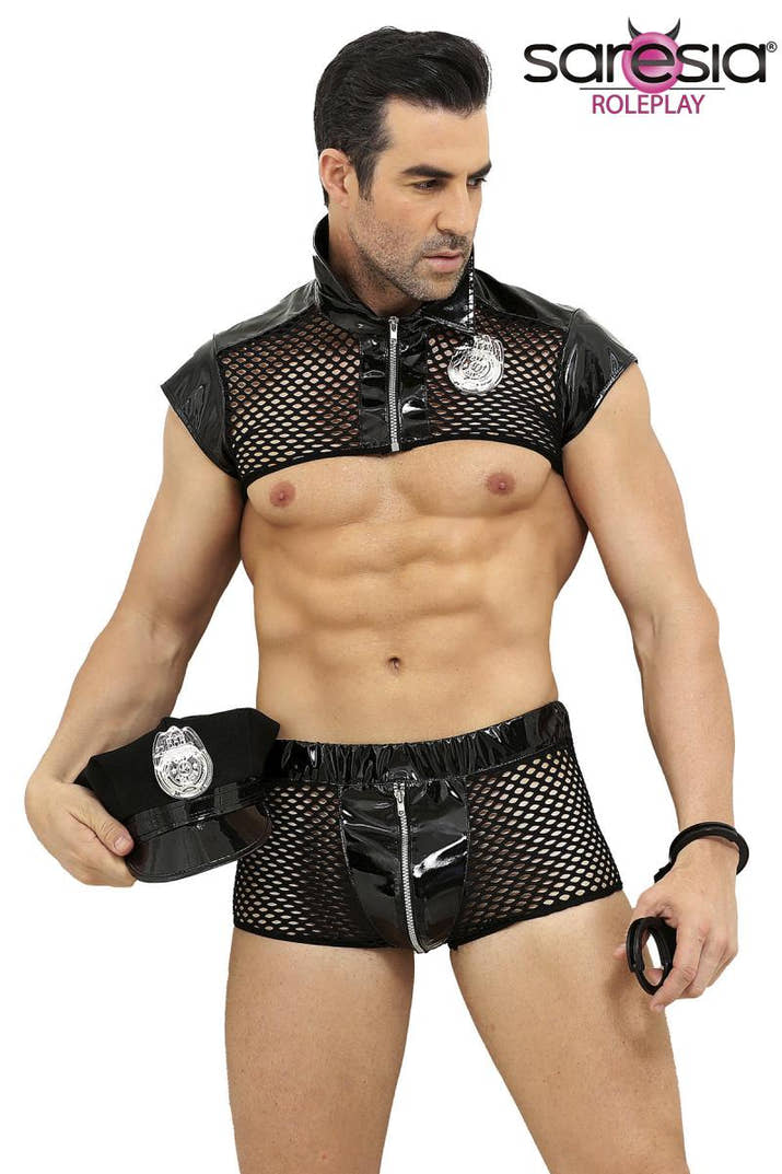Polizisten Kostüm 18281 - S/L-2