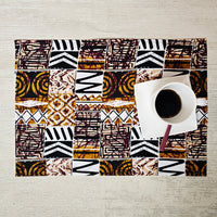 Handmade Set of 4 | 8 Placemats | 32cmx42cm | Bohemian Inspired Washable Placemats | 100% Cotton Placemats.-1