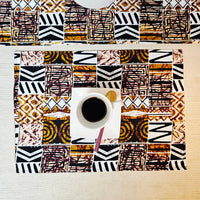 Handmade Set of 4 | 8 Placemats | 32cmx42cm | Bohemian Inspired Washable Placemats | 100% Cotton Placemats.-2