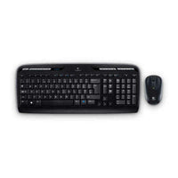 Keyboard and Wireless Mouse Logitech MK330 Black Spanish Qwerty-0