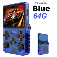 BOYHOM 256G/128G/64G R36S ARKOS 2.0 Retro Handheld Game Console 3.5'' IPS screen,Portable Pocket Game Player for  children gift