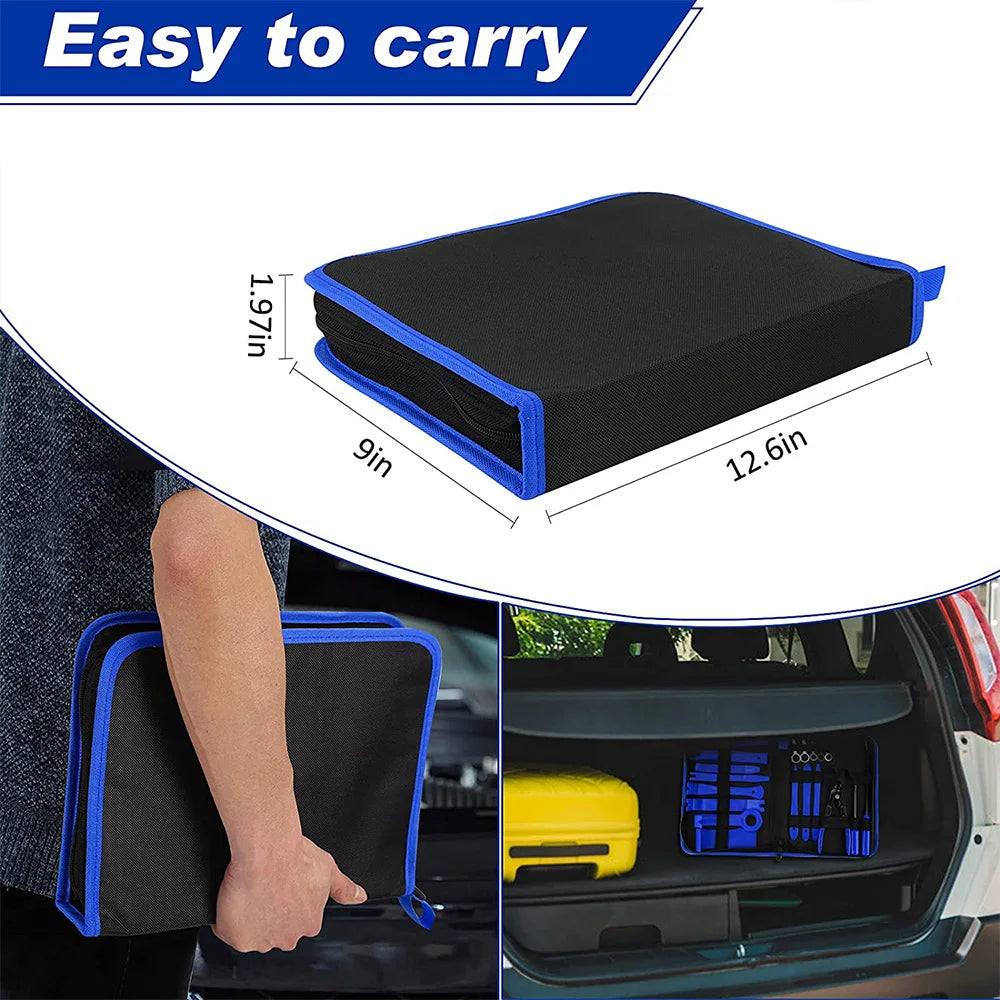 43pcs Hand Tool Set Pry Disassembly Tool Interior Door Clip Panel Trim Dashboard Removal Tool Kit Auto Car Opening Repair Tool