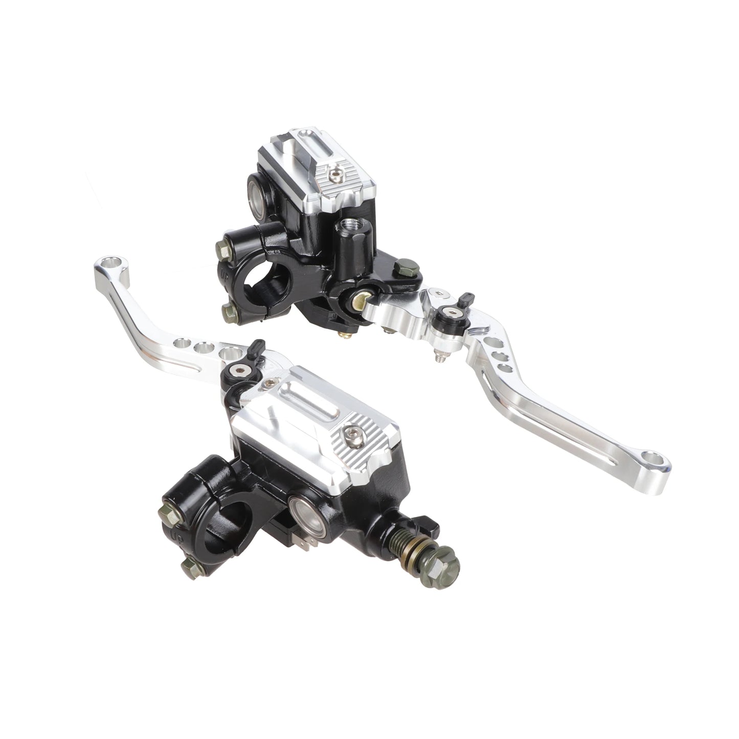 For Yamaha Honda Kawasaki Motorcycle Universal 22mm Handlebar Master Cylinder Levers Handle Hydraulic Brake Pump Clutch CNC