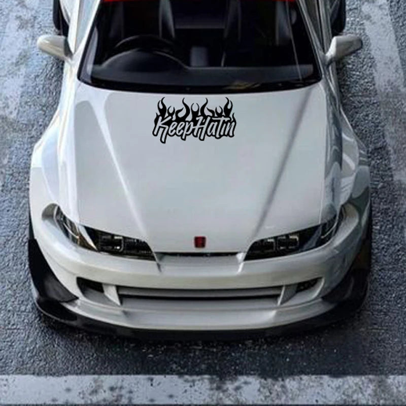 "Keep HaTin" vinyls decal,Personalised Decorative Accessories Decal Waterproof with high quality. For car truck &laptop!