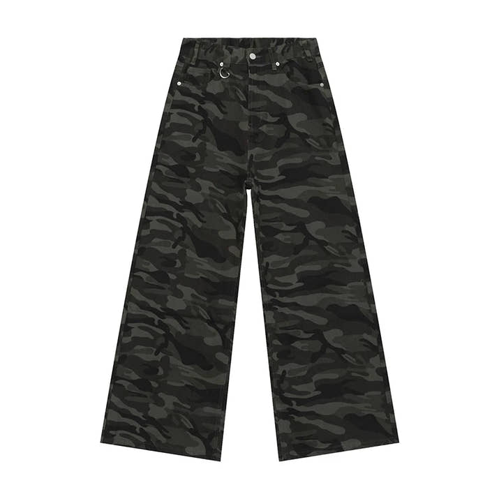 IEFB Summer Men's Denim Pants Old Blue Washed Male Jeans Straight Casual Menwear Loose Wide Leg Trousers New Fashion 9C354