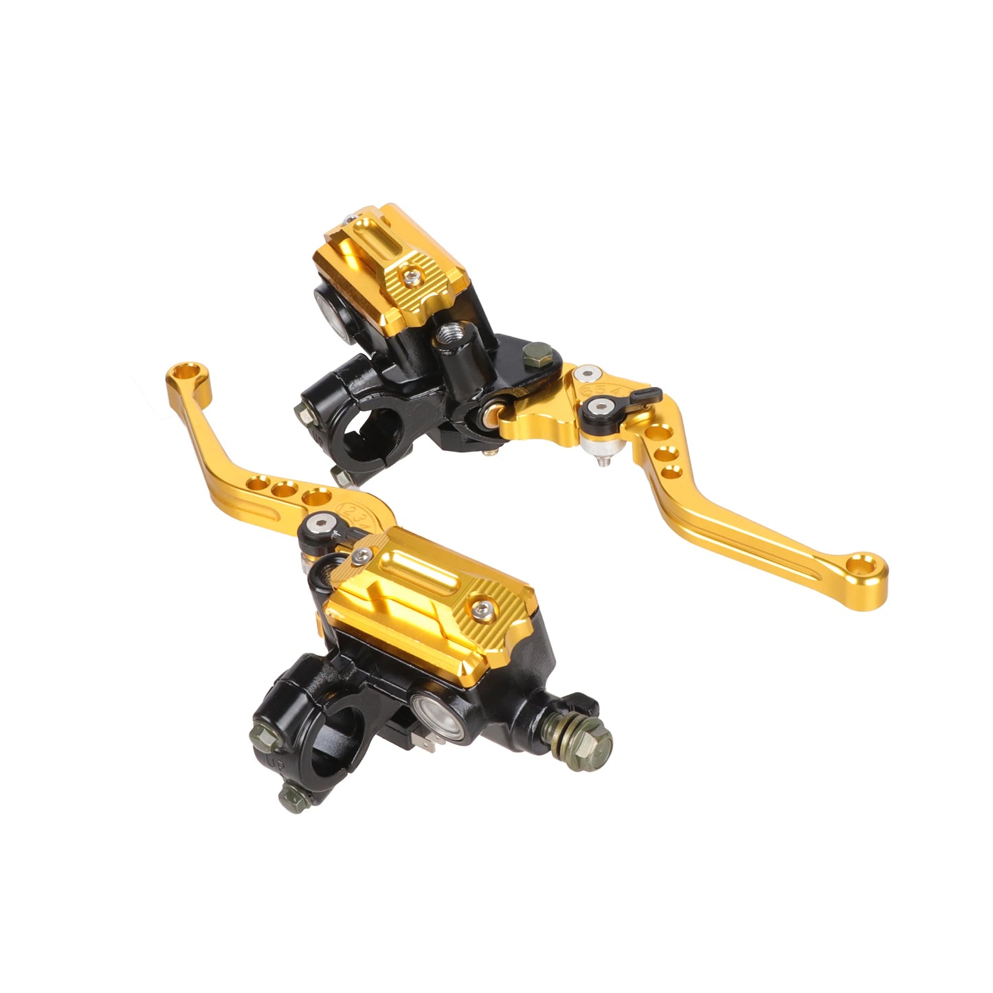 For Yamaha Honda Kawasaki Motorcycle Universal 22mm Handlebar Master Cylinder Levers Handle Hydraulic Brake Pump Clutch CNC