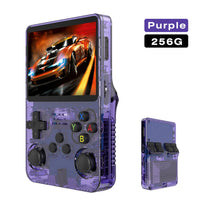 BOYHOM 256G/128G/64G R36S ARKOS 2.0 Retro Handheld Game Console 3.5'' IPS screen,Portable Pocket Game Player for  children gift