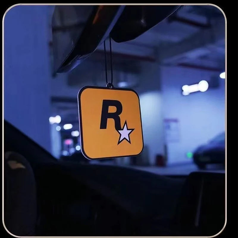 Car Aromatherapy Rockstar Pendant Car Decoration Accessories, Interior Automobiles Home Aromatherapy Essential Oil Hanging Decor