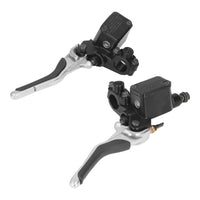 2Pcs Motorcycle Left Right Side Clutch Brake Handle Levers M10 Rearview Mirror Mounting Base For Yamaha YQ50 Aerox 1997-2013