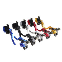 For Yamaha Honda Kawasaki Motorcycle Universal 22mm Handlebar Master Cylinder Levers Handle Hydraulic Brake Pump Clutch CNC