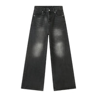 IEFB Summer Men's Denim Pants Old Blue Washed Male Jeans Straight Casual Menwear Loose Wide Leg Trousers New Fashion 9C354