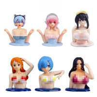 Shaking Chest Girls Car Dashboard Decorations Sexy Cute Dolls Plump Shape Car Interior Accessories Motorcycle Bike Decor