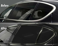 3/5/7/10CM Glossy Black Vinyl Stripes Chrome Delete Vinyl Window Trim Film For Car Interior Hood Roof Pillar