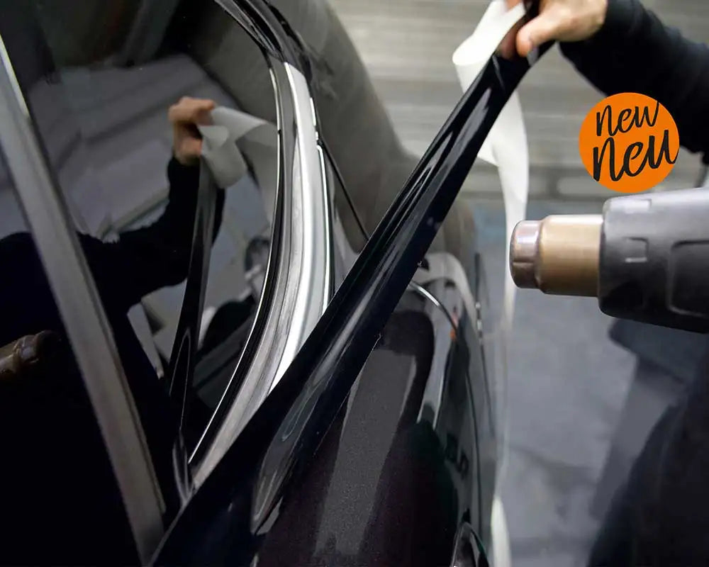 3/5/7/10CM Glossy Black Vinyl Stripes Chrome Delete Vinyl Window Trim Film For Car Interior Hood Roof Pillar
