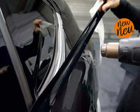 3/5/7/10CM Glossy Black Vinyl Stripes Chrome Delete Vinyl Window Trim Film For Car Interior Hood Roof Pillar