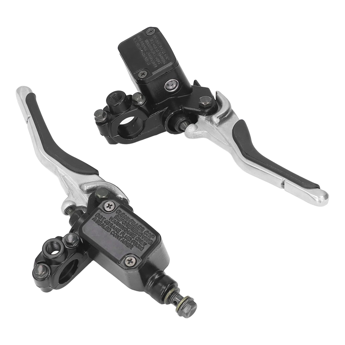 2Pcs Motorcycle Left Right Side Clutch Brake Handle Levers M10 Rearview Mirror Mounting Base For Yamaha YQ50 Aerox 1997-2013