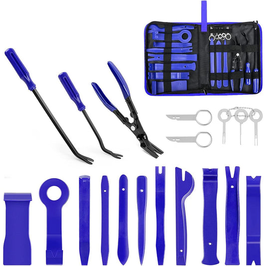 Car Trim Removal Tool Auto Trim Puller Tool Kit Pry Tools Set for Trim Clip Pliers Fastener Remover Pry Hand Tools Kit