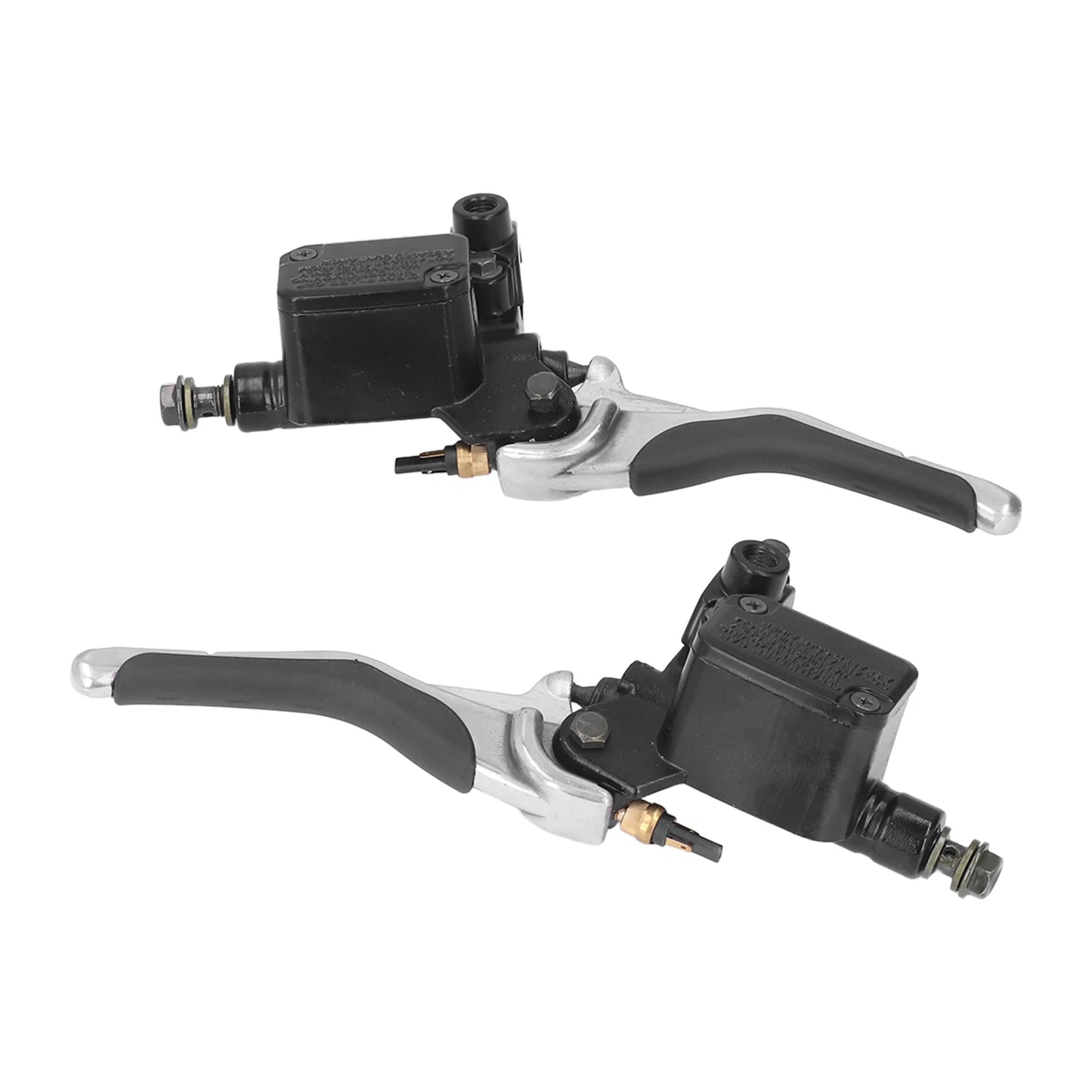 2Pcs Motorcycle Left Right Side Clutch Brake Handle Levers M10 Rearview Mirror Mounting Base For Yamaha YQ50 Aerox 1997-2013