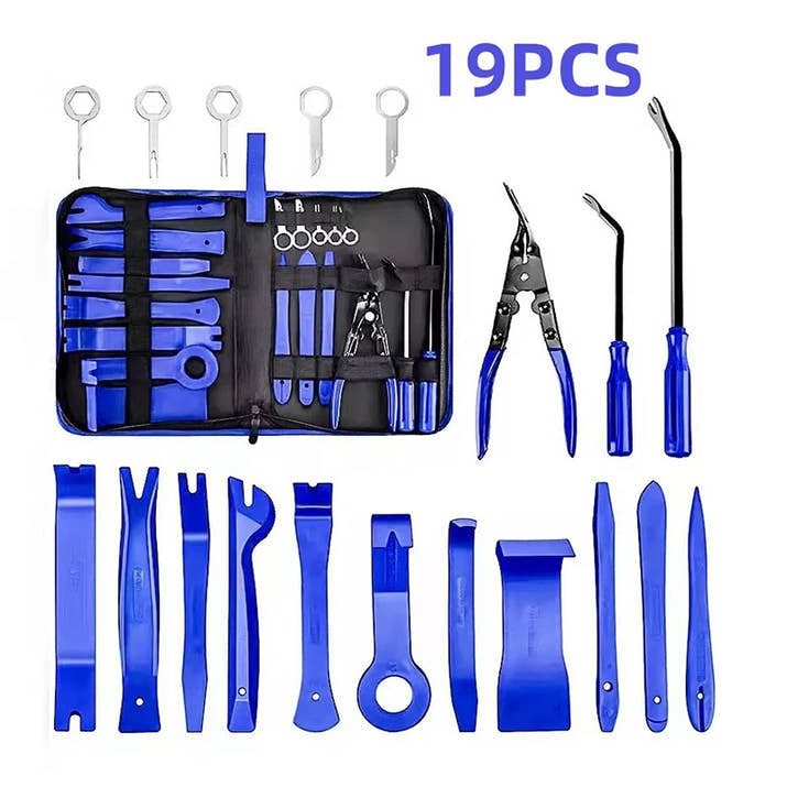 Car Trim Removal Tool Auto Trim Puller Tool Kit Pry Tools Set for Trim Clip Pliers Fastener Remover Pry Hand Tools Kit
