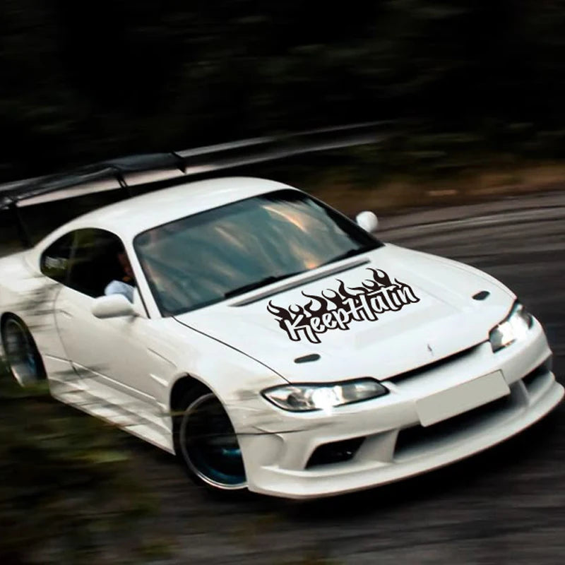 "Keep HaTin" vinyls decal,Personalised Decorative Accessories Decal Waterproof with high quality. For car truck &laptop!