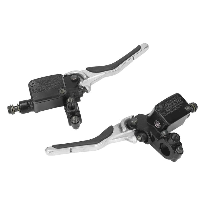 2Pcs Motorcycle Left Right Side Clutch Brake Handle Levers M10 Rearview Mirror Mounting Base For Yamaha YQ50 Aerox 1997-2013