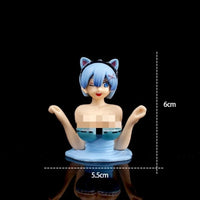 Shaking Chest Girls Car Dashboard Decorations Sexy Cute Dolls Plump Shape Car Interior Accessories Motorcycle Bike Decor