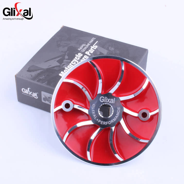 Glixal GY6 125 150cc Racing Lightweight Variator Drive Face Fan for 152QMI 157QMJ Engine Scooter Moped ATV Go-kart Quads