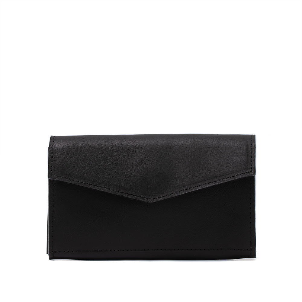Leather AirTag Long Flap Wallet-10