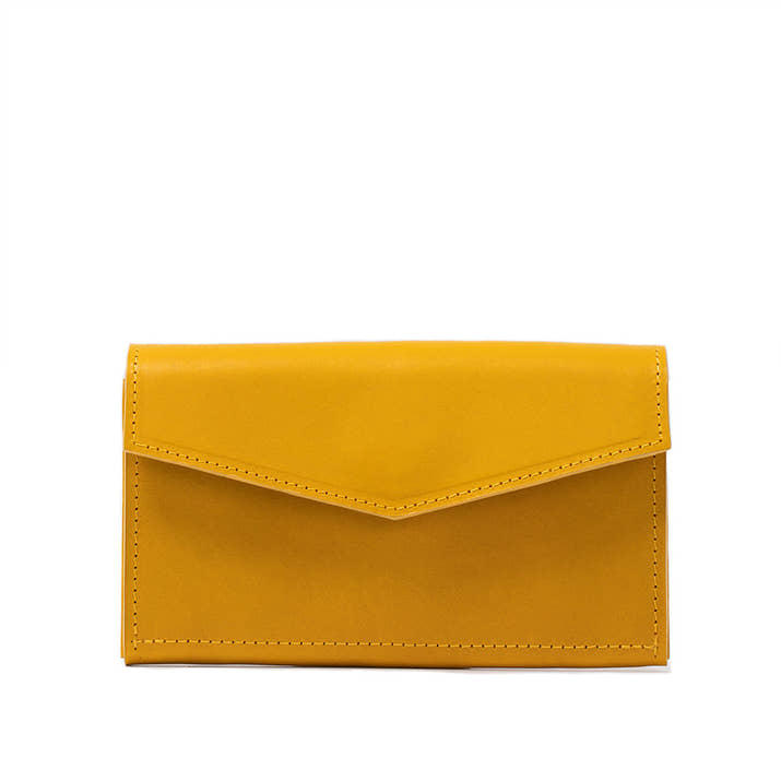 Leather AirTag Long Flap Wallet-14
