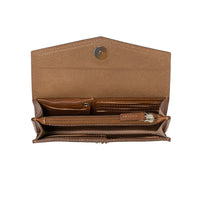 Leather AirTag Long Flap Wallet-2