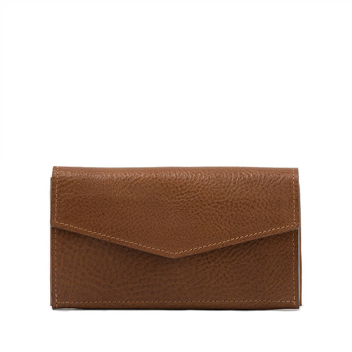 Leather AirTag Long Flap Wallet-3