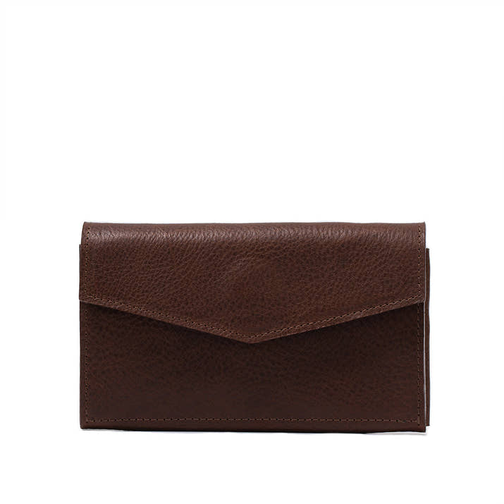 Leather AirTag Long Flap Wallet-7