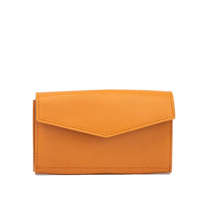 Leather AirTag Long Flap Wallet-12