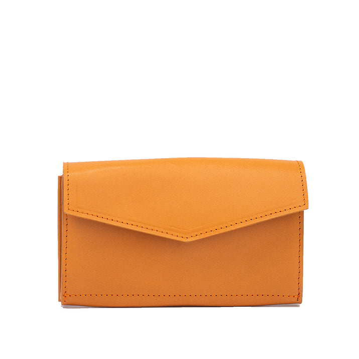 Leather AirTag Long Flap Wallet-12
